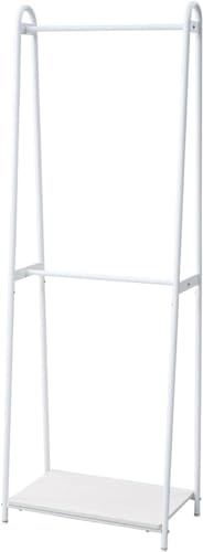 山善 ハンガーラック ホワイト 2段 ASH-T(WW/WH)の通販は 6,406円