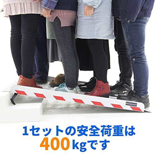 Ruedamann 長さ66cm*幅85cm 耐荷重400Kg アルミ折り畳みスロープ