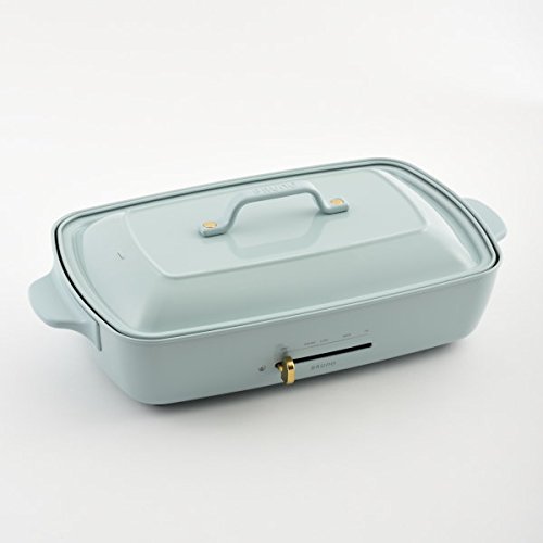 新品 未使用　BRUNO ホットプレート　グランデサイズ　ブルーグレー　ブルーノ Amazon | BRUNO ブルーノ ホットプレート グランデ サイズ 本体