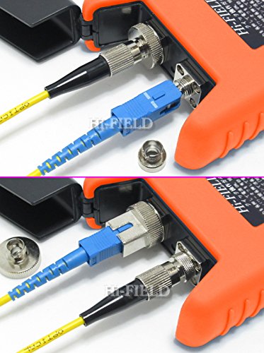 Hi-FIELD 光パワーメーター HF-610C 光ファイバーチェッカー(10km) 一体型 自己校正機能付 全9点セット 日本語説明書 & 日本製電池付 FC/ST/SC/LC