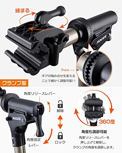 自転車 メンテナンススタンド 安定感 高さ調節 角度調節 ワークスタンド 折りたたみ式 工具トレー付 軽量 コンパクト 収納、持ち運びに便利 RS100 詳細画像 3