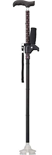 コジット 室内用 お助け杖 紳士用 87*99cm 立ち座り 補助ハンドル付