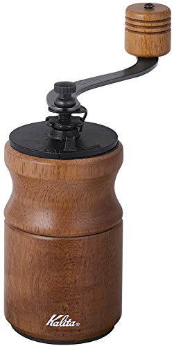 カリタ Kalita 珈琲粉砕機 木製 手挽き 手動 赤銅色 KH-10 BR #42169 アンティーク 珈琲製粉機 小型 アウトドア 難民キャンプ 挽き目かい繕う能力のある フタ付き添い人