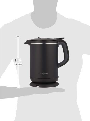 象印 電気ケトル 1.0L 沸騰後1時間90*保温 コーヒードリップ用機能付き ブラック CK-AX10-BA