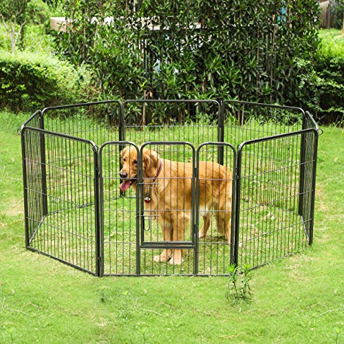 FEANDREA ペットサークル 大型犬用 中型犬用 ペットフェンス FEANDREA ペットサークル 大型犬用 中型犬用 ペットフェンス