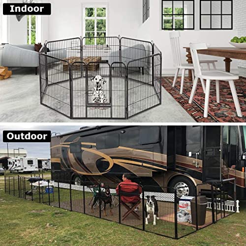 【新着商品】ペットフェンス 中大型犬用— ペットケージ パネル8枚 ペットサーク ペットフェンス 中大型犬用— ペットケージ パネル8枚 ペットサークル