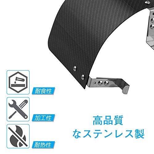 遮熱板　送料込　新品 Jeyaic 汎用 エアクリーナー 遮熱板 カバー 剥き出し型エア