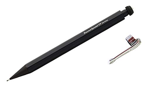 カヴェコ KAWECO 【専用クリップ付き】 SPECIAL スペシャル ペンシル ブラック 【0.9mm】 細身のボディーにクラシックなデザイン！