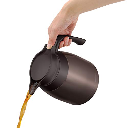 サーモス ステンレスポット 1L ダークブラウン TTB-1000 DBW