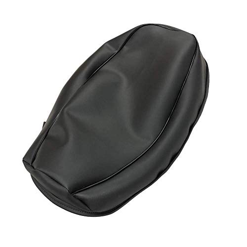 スズキ コレダスポーツ 50（K50） (鉄爪ベースタイプ/針金入り）シートカバー日本製(厚手生地)【生地色：黒/パイピング黒】張替タイプ (張替) CHRIS-SCH5592-C10の通販は