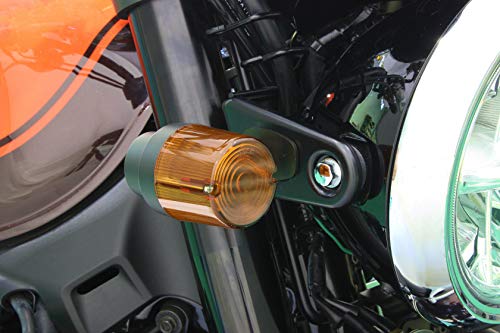 ポッシュ(POSH) バイク用品 ウインカーキット スーパーバイクウインカーキット Z900RS(2018-2021年) * Z900RS CAFE(2018-2021年) ブラックボディ/オレンジレンズ 132093-16_1