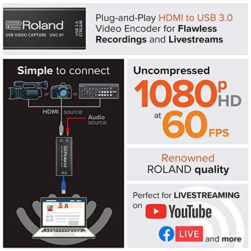 DJ機材 Roland USB Video Capture UVC-01 Roland UVC-01 USB Video Capture UVC-01 B&H Photo Video