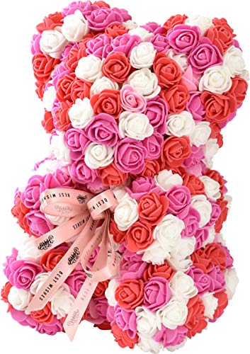 ローズ ベアー カラフル フラワー くま ぬいぐるみ 薔薇 造花 枯れない 花 バラ 母の日 クリスマス プレゼント 出産祝い 結婚祝い お見舞の通販はau Pay マーケット Goingstore