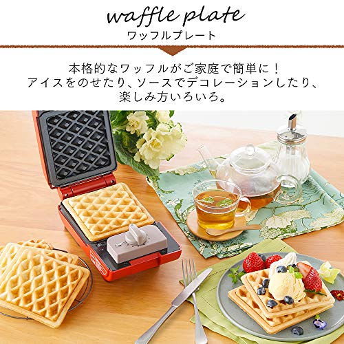 ベルギーワッフル ワッフルプレート ホットサンドメーカーでワッフルを