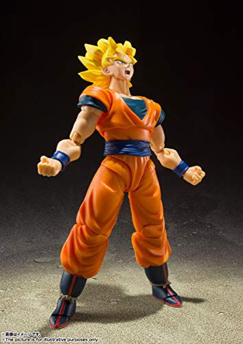 S.H.フィギュアーツ ドラゴンボールZ スーパーサイヤ人フルパワー 孫悟空 約140mm PVC&amp;ABS製 塗装済み可動フィギュア_2