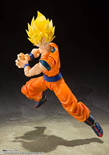 S.H.フィギュアーツ ドラゴンボールZ スーパーサイヤ人フルパワー 孫悟空 約140mm PVC&amp;ABS製 塗装済み可動フィギュア_3