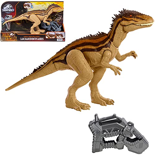 マテル ジュラシックワールド(JURASSIC WORLD) メガ デストロイヤーズ カルカロドントサウルス 【4歳*】【全長:36*】 HBX39 ブラウン