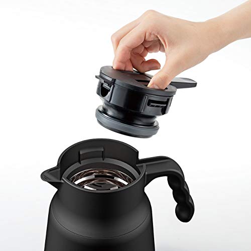 HARIO(ハリオ)　Ｖ60 保温ステンレスサーバー PLUS 600　保存可能容量600ml　ブラック　VHSN-60-B_2