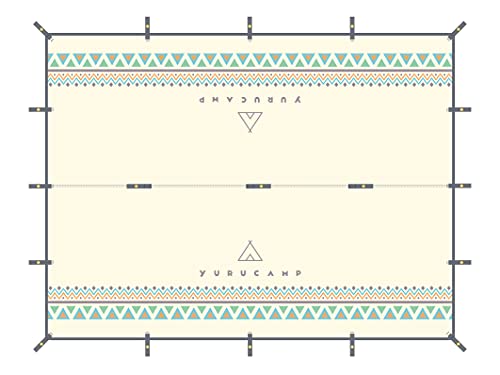 ゆるキャン 防水タープ 3m*4m