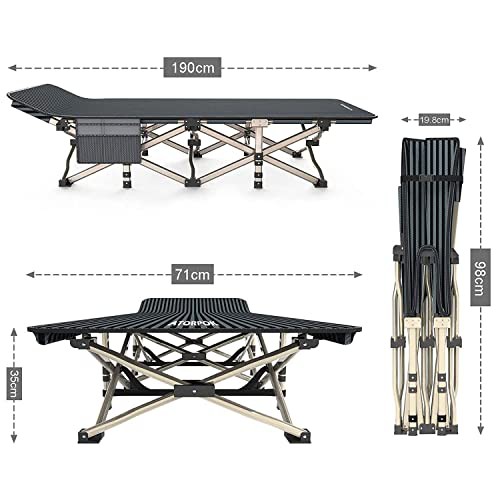 ATORPOK 折りたたみベッド コット こっと 折り畳み式ベッド アウトドア
