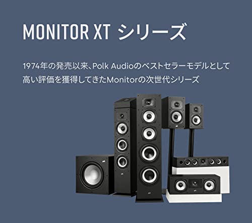 ポークオーディオ POLK AUDIO Monitor XTシリーズ フロアスタンディングスピーカー マットブラック MXT60（1本）_3