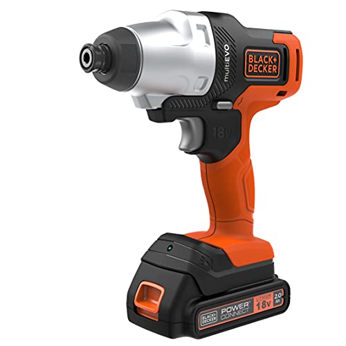 ブラックアンドデッカー(BLACK*DECKER) コードレス マルチツール multievo EVO185I1 インパクトドライバー DIY 電動工具 穴あけ 締付工具 専用キットボックス付属_1