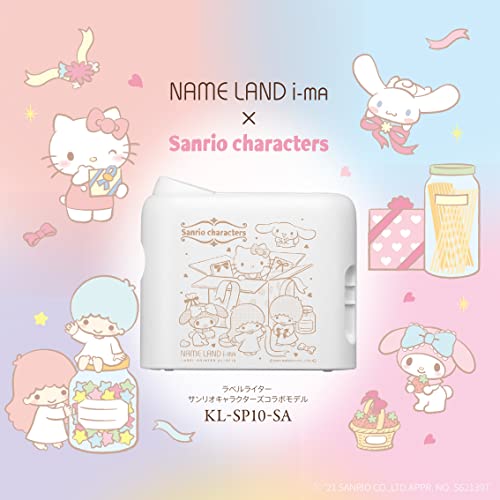カシオ ラベルライター ネームランド i-ma サンリオキャラクターズコラボモデル スマホ専用 KL-SP10-SA テープ付セット KL-SLSA-SET (3.5mm-18mm幅)の通販は