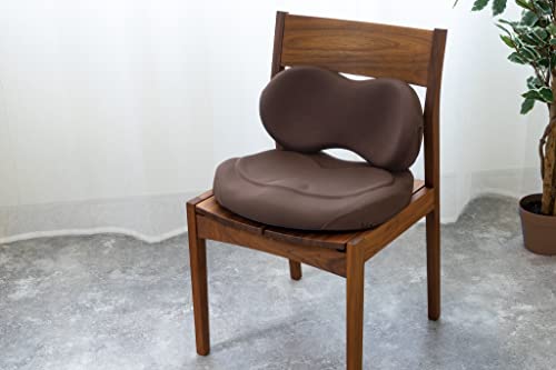 【美品】EXGELエクスジェル ハグカンフィ ブラウン 骨盤サポート エクスジェル (EXGEL) ハグカンフィ ブラウン クッション お尻が痛く