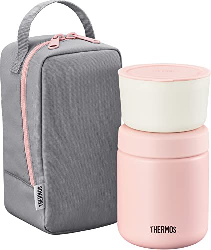 サーモス 真空断熱スープランチセット 300ml ピンクグレー JBY-551 P-GYの通販は