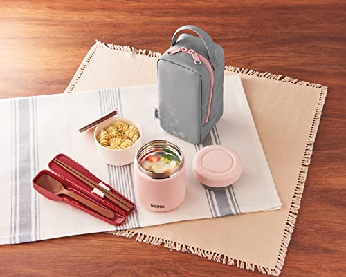 サーモス 真空断熱スープランチセット 300ml ピンクグレー JBY-551 P-GY_6