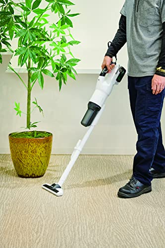 HiKOKI(ハイコーキ) 36V コードレス 掃除機 2段サイクロン式 ハンディ スティック クリーナー フォレストグリーン じゅうたん カーペット対応ノズル 最大吸い込み仕事率90W 軽量 1.8kg 蓄電池・充