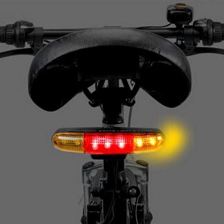 夜間 事故 防止 自転車 用 ウインカー & ブレーキ ランプ