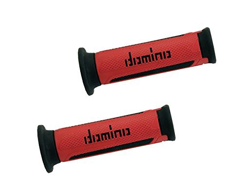 domino(ドミノ) GRIP グリップ オンロード ツーリスモタイプ 121mm レッド*ブラック A35041C4042