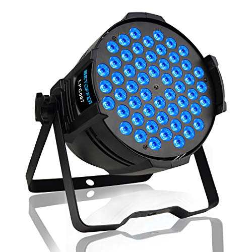 BETOPPER ステージライト 舞台照明 LED 回転 RGB DMX 512 照明ライト