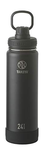 【Best Water Bottle 2018 】TAKEYA（タケヤ） タケヤフラスク アクティブライン 水筒 ステンレスボトル 直飲み 保冷 (オニキス, 700ml)