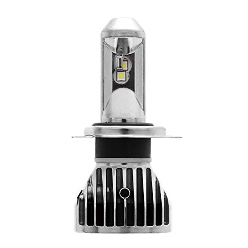 ＊最安挑戦＊PIAA バイク用ヘッドライトバルブ LED 6000K 高速走行ロングビーム High1400/Low1000lm(純正比230%) H4 高耐振性能20G 1個入