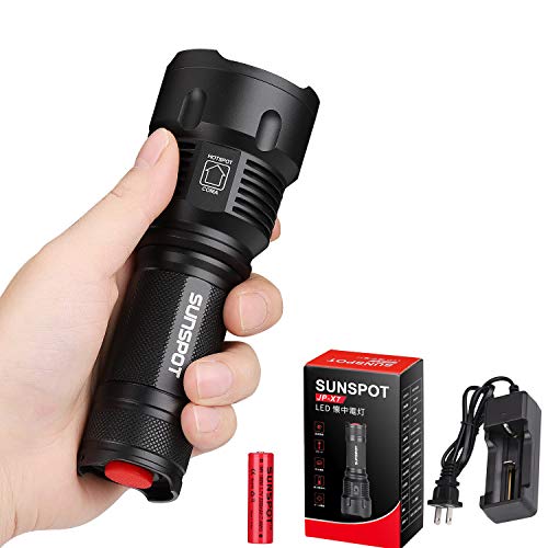 送料無料 Sunspot 懐中電灯 Ledズーム機能付き強力懐中電灯cree Xm T6 フラッシュライト 強力 軍用 最強 ライト充電セット付きの通販はau Pay マーケット Rebuild Store