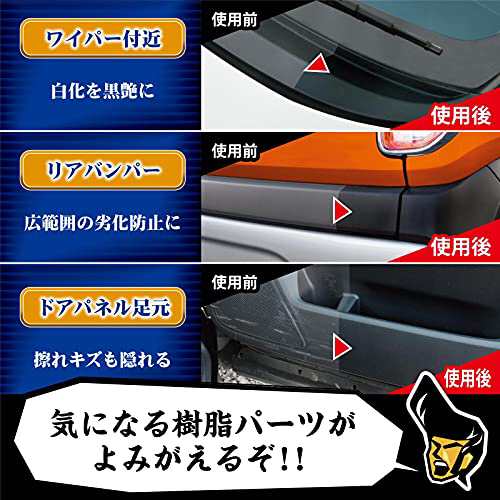 プロスタッフ 車用 樹脂パーツコーティング剤 魁 磨き塾 ブラックコート 100ml S151 未塗装樹脂専用の通販はau Pay マーケット Stone Shop