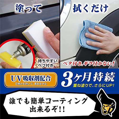 プロスタッフ 車用 樹脂パーツコーティング剤 魁 磨き塾 ブラックコート 100ml S151 未塗装樹脂専用の通販はau Pay マーケット Stone Shop