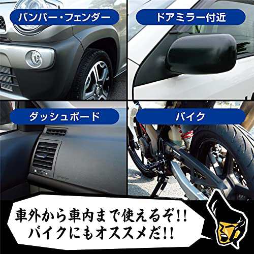 プロスタッフ 車用 樹脂パーツコーティング剤 魁 磨き塾 ブラックコート 100ml S151 未塗装樹脂専用の通販はau Pay マーケット Stone Shop