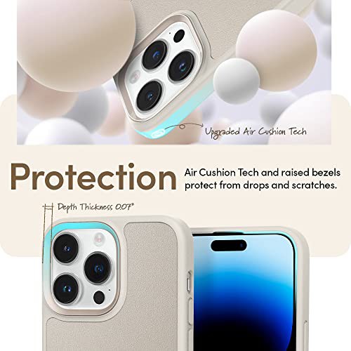 CYRILL by Spigen iPhone14 Pro 用 Mag マグケース レザーTPU ケース