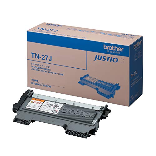 ブラザー工業 【brother純正】トナーカートリッジ TN-27J 対応型番:MFC-7460DN、DCP-7065DN、DCP-7060D、FAX-2840、HL-2270DW、HL-2240D 他