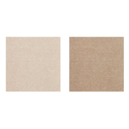 おくだけ撥水吸着タイルマット 25×25cm 100枚セット ブラウン×ベージュ