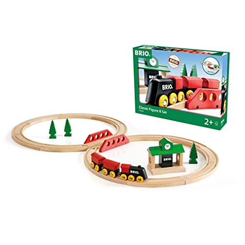 BRIO ブリオ　木製レール　まとめてセット BRIO ( ブリオ ) クラシックレール 8の字セット [全22ピース