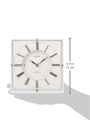 リズム(RHYTHM) シチズン 掛け時計 電波時計 アナログ 置き掛け兼用