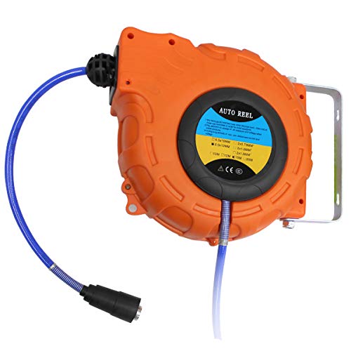 WEIMALL エアホースリール 15m 自動巻取式 吊り下げ式 ツールパワー 【AT035】