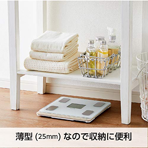 タニタ 体組成計 自動認識 乗るピタ機能で簡単測定/マイサポ機能で測定応援 BC-758-WH ホワイト_5