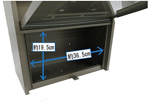 グリーンライフ ポスト 壁掛け日本製 スチール製 大容量 大型 確認窓付き メール便対応・B4封筒(角形2号)対応 南京錠取付可 おしゃれ グリーンライフ ポスト 壁掛け日本製 スチール製 大容量 大型 確認窓
