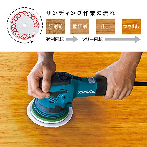 マキタ(Makita) ランダムオービットサンダ ペーパー寸法 150mm BO6050_2