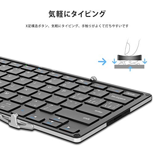 iClever キーボード bluetooth USB接続 ワイヤレス 薄型